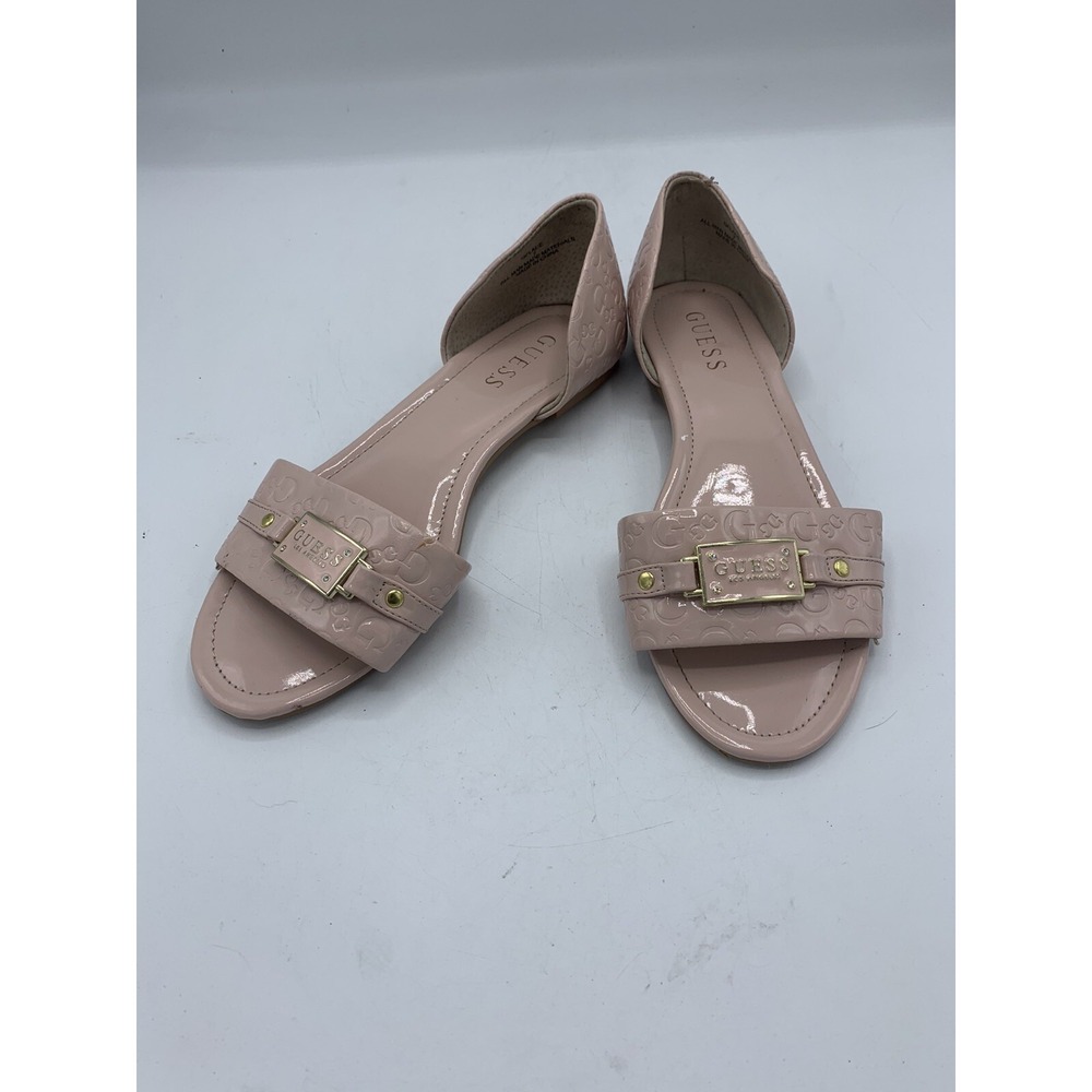 Guess Womens Shoes Open‎ Toe Gflace Blush Pink Size 7